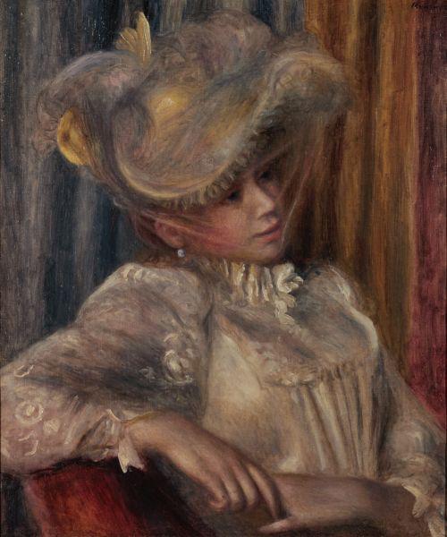 Pierre-Auguste Renoir Woman with a Hat France oil painting art